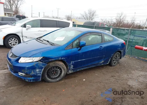 2013 Honda Civic Ex z USA, uszkodzony, nr VIN 2HGFG3B84DH529819